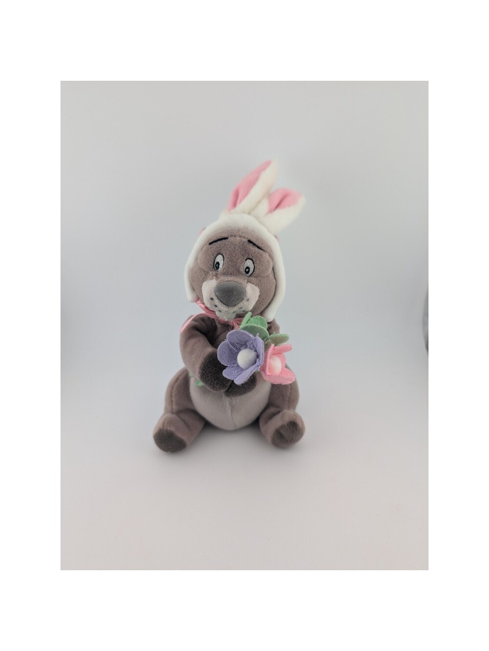 Easter Bunny Gopher Beanie Stuffed Animal Disney Store Winnie The Pooh 7"